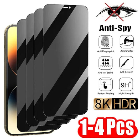 3 Pack Tempered Glass Privacy Screen Protector for iPhone - Phoneify