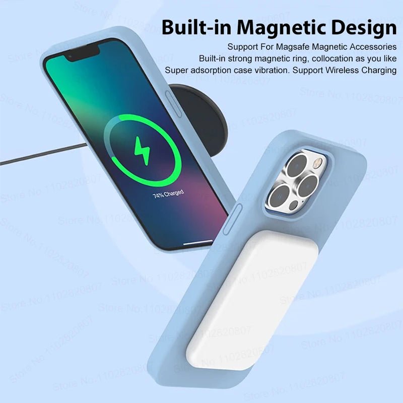 Liquid Silicone MagSafe Case for iPhone *Multiple Colors* - Phoneify