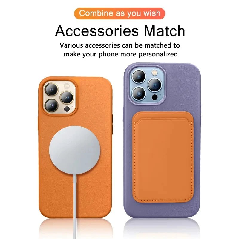 Luxury Leather Magsafe Case For iPhone - Phoneify