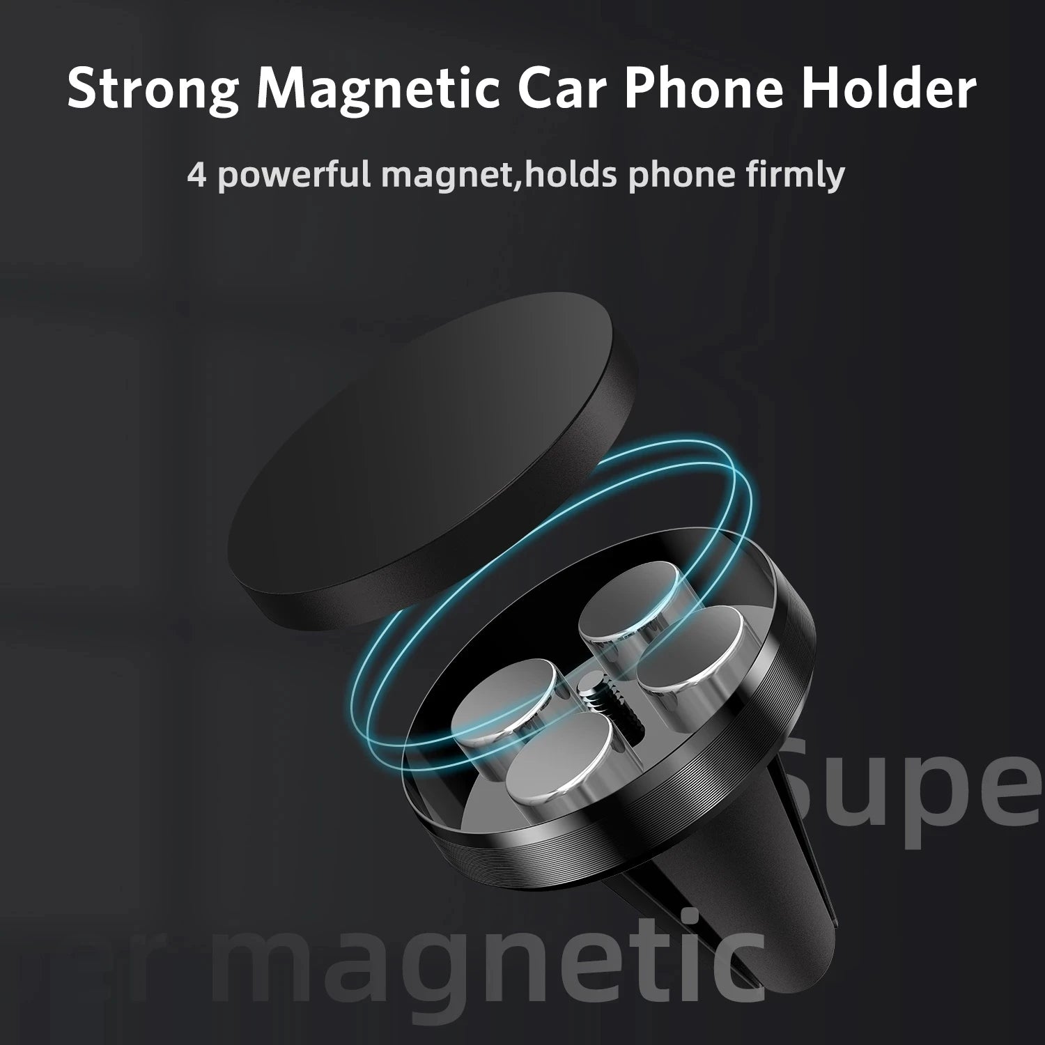 Magnetic Air Vent Car Phone Holder - Phoneify