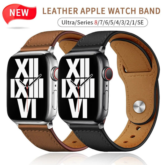 Real Leather Apple Watch Band - Phoneify