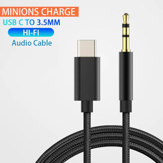 USB Type C To 3.5mm Aux Cable - Phoneify